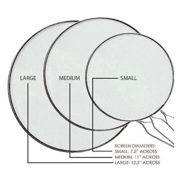 Home Basics 3-Piece Splatter Screen Set