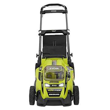 Ryobi RY40180 40V Brushless Lithium-Ion Cordless Electric Mower Kit - Unleash the Power of Cordless ...