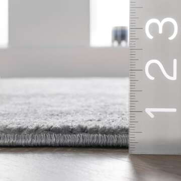 nuLOOM Odell Faded Vintage Area Rug 12x15 Silver – Durable, Stylish and Pet-Friendly