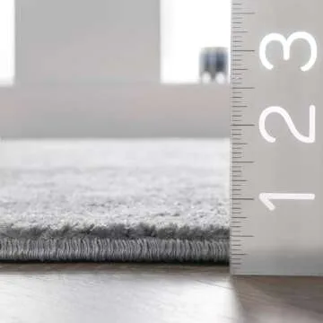 nuLOOM Odell Faded Vintage Area Rug 12x15 Silver – Durable, Stylish and Pet-Friendly