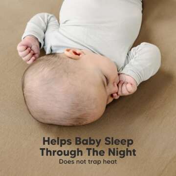 KeaBabies 2-Pack Organic Crib Sheets for Boys, Girls - Fitted Crib Mattress Sheet Neutral, Breathable Jersey Cotton Cover for Baby Bed, Toddler Mattress, Soft & Cute Prints (Pecan)