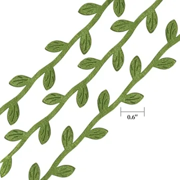 Hecaty 269ft Leaf Ribbon for DIY Crafts & Decorations