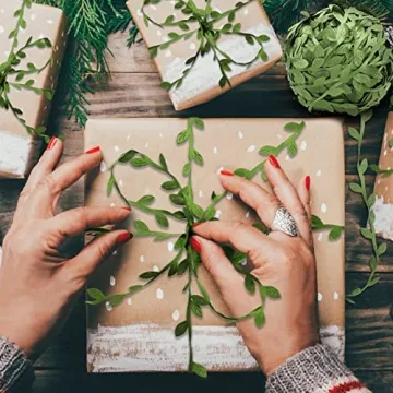 Hecaty 269ft Leaf Ribbon for DIY Crafts & Decorations