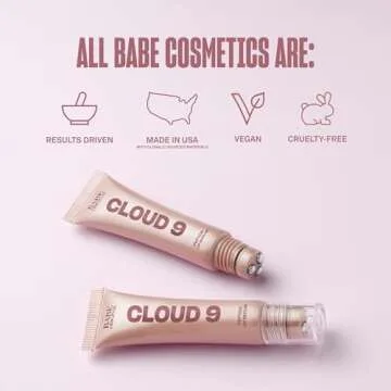 BABE ORIGINAL Cloud 9 Peptide Lip Serum, Vegan Lip Treatment