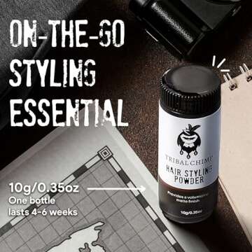 Tribal Chimp Hair Styling Powder for Voluminous Styles