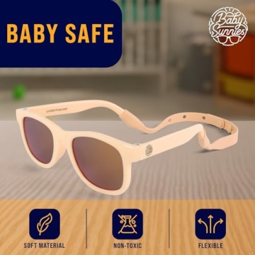 Polarized Baby Sunglasses with Secure Strap for Infants