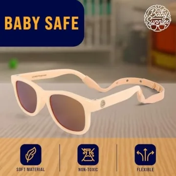 Polarized Baby Sunglasses with Secure Strap for Infants