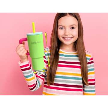DLOCCOLD Kids 24 oz Spill-Proof Insulated Tumbler