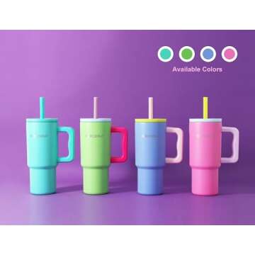 DLOCCOLD Kids 24 oz Spill-Proof Insulated Tumbler