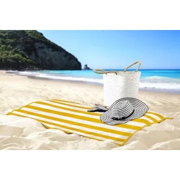 Utopia Towels 4 Pack Beach Towel Set - Soft, Absorbent, Stylish