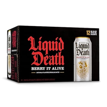 Liquid Death Berry It Alive Sparkling Water 12-Pack