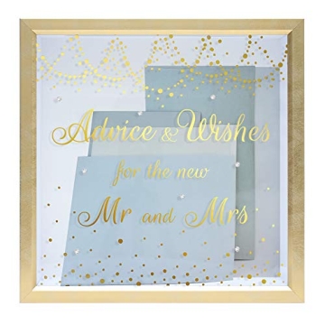 Elegant MIMOSA MOMENTS Wedding Gift Card Box for Receptions