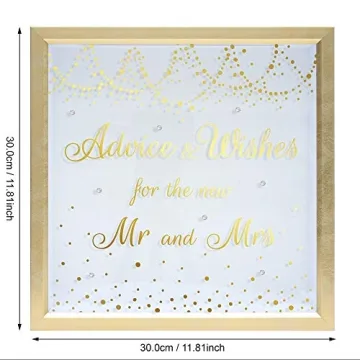Elegant MIMOSA MOMENTS Wedding Gift Card Box for Receptions