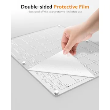 Magnetic Acrylic Calendar for Easy Organization 2 Pack