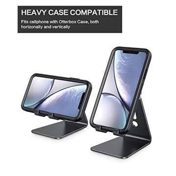 OMOTON Adjustable Cell Phone Stand for iPhone & Android