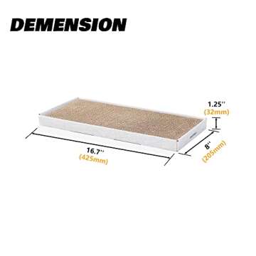 Cardboard Scratcher Pad Scratching Post:Smartbean 3PCS Cat Cardboard,Cat Scratch Pad,Cat Post,Double-Sided Design for Double Life…