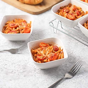 DOWAN 8 oz Oven Safe Ramekins for Baking and Serving