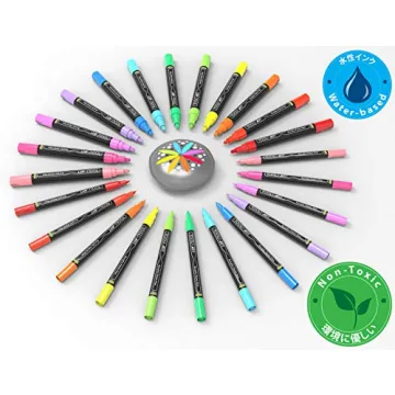 TOOLI-ART Neon Paint Pens Set for Multi-Surface Use