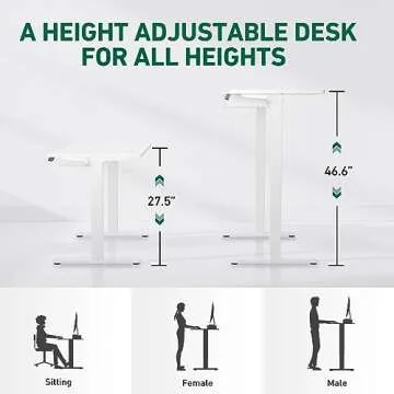 Buy FEZIBO Adjustable Electric Standing Desk