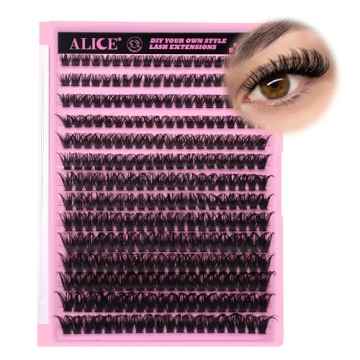 DIY Eyelash Extensions Kit 8-16MM Fluffy D Curl Lashes