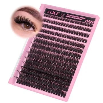 DIY Eyelash Extensions Kit 8-16MM Fluffy D Curl Lashes