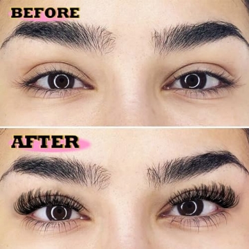 DIY Eyelash Extensions Kit 8-16MM Fluffy D Curl Lashes