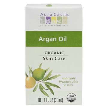 Aura Cacia Organic Skin Care Oil, Argan, 1 Fluid Ounce - Nourish Your Skin Naturally