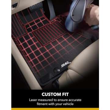 3D MAXpider Kagu Floor Mat for Honda Pilot 2016-2022