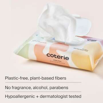 Coterie Baby Wipes: Unscented, Hypoallergenic & Eco-Friendly
