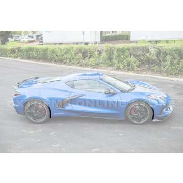 Replacement For 2020-Present Chevrolet Corvette C8 All Models | Performance Package Front & Rear Sid...