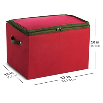 Zober Christmas Light Storage Organizer with 4 Plastic Wheels