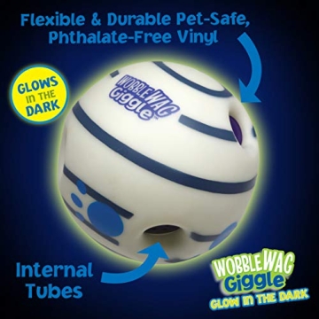 Wobble Wag Giggle Ball Interactive Dog Toy for All