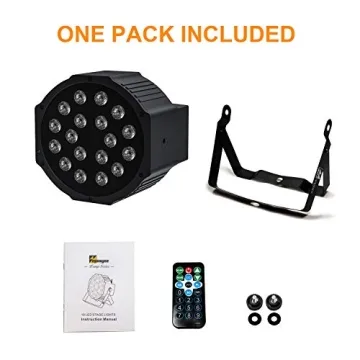 RGB LED Stage Uplights - DMX & Sound Activated