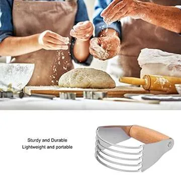 Pastry Blender with Stainless Steel Blades for Professionals