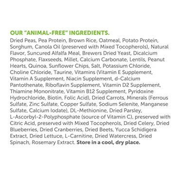 V-Dog Vegan Kibble Dry Dog Food, 20 lb Plant-Based Protein