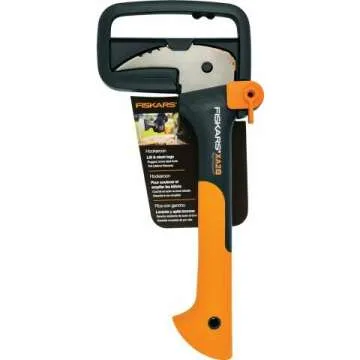 Fiskars 12" Hookaroon Tool - Non-Slip Grip & Angled Blade for Easy Log Handling