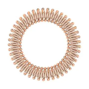 invisibobble SLIM Traceless Spiral Hair Ties - Bronze Me Pretty - Strong Elastic Grip Coil Hair Acce...