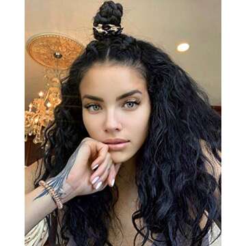 invisibobble SLIM Traceless Spiral Hair Ties - Bronze Me Pretty - Strong Elastic Grip Coil Hair Accessories for Women - No Kink Non Soaking - Gentle for Girls Teens and Thick Hair, 3 Count (Pack of 1)