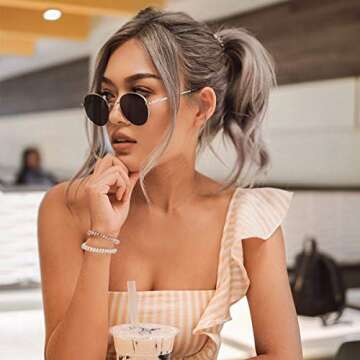 invisibobble SLIM Traceless Spiral Hair Ties - Bronze Me Pretty - Strong Elastic Grip Coil Hair Accessories for Women - No Kink Non Soaking - Gentle for Girls Teens and Thick Hair, 3 Count (Pack of 1)