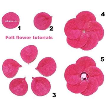 Felt Sheets for Crafts 9x12.Acrylic Sheets Art and Craft Material.Fabric Craft Supplies,Gift Wrapping Supplies,Fabric Felt for Crafts,Breast Cancer Awareness-12ct Felt Fabric Pastel Pink Felt Paper