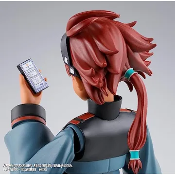 TAMASHII NATIONS - Mobile Suit Gundam: The Witch from Mercury - Suletta Mercury (Regular Uniform Ver.) and Option Set, Bandai Spirits S.H.Figuarts Action Figure