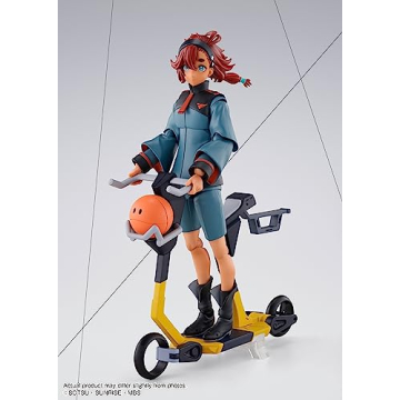 TAMASHII NATIONS - Mobile Suit Gundam: The Witch from Mercury - Suletta Mercury (Regular Uniform Ver.) and Option Set, Bandai Spirits S.H.Figuarts Action Figure