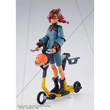 TAMASHII NATIONS - Mobile Suit Gundam: The Witch from Mercury - Suletta Mercury (Regular Uniform Ver.) and Option Set, Bandai Spirits S.H.Figuarts Action Figure