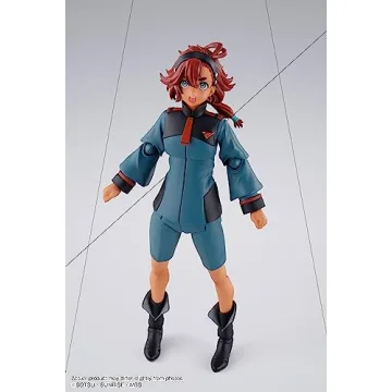 TAMASHII NATIONS - Mobile Suit Gundam: The Witch from Mercury - Suletta Mercury (Regular Uniform Ver.) and Option Set, Bandai Spirits S.H.Figuarts Action Figure