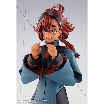 TAMASHII NATIONS - Mobile Suit Gundam: The Witch from Mercury - Suletta Mercury (Regular Uniform Ver.) and Option Set, Bandai Spirits S.H.Figuarts Action Figure
