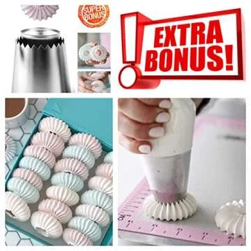 K&S Artisan Russian Piping Tips Set for Cake Decorating