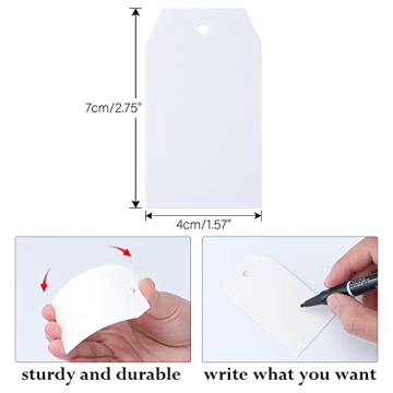 Premium Gift Tags Set with Jute Twine for Crafting