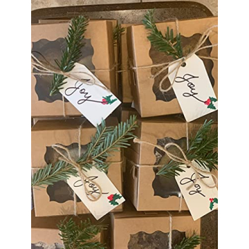 Premium Gift Tags Set with Jute Twine for Crafting