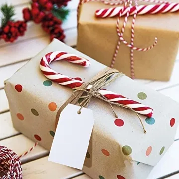 Premium Gift Tags Set with Jute Twine for Crafting