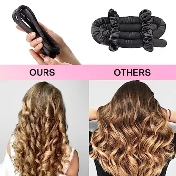 No Heat Overnight Curling Headband for Effortless Curls